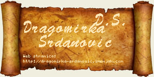 Dragomirka Srdanović vizit kartica